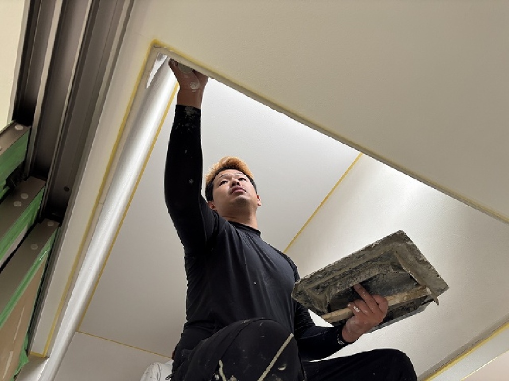 壁は珪藻土です！