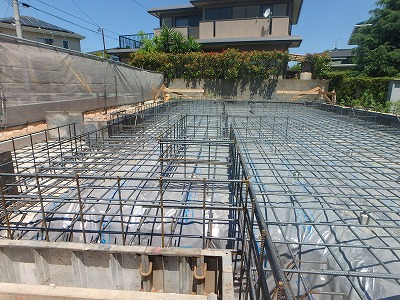 基礎配筋工事