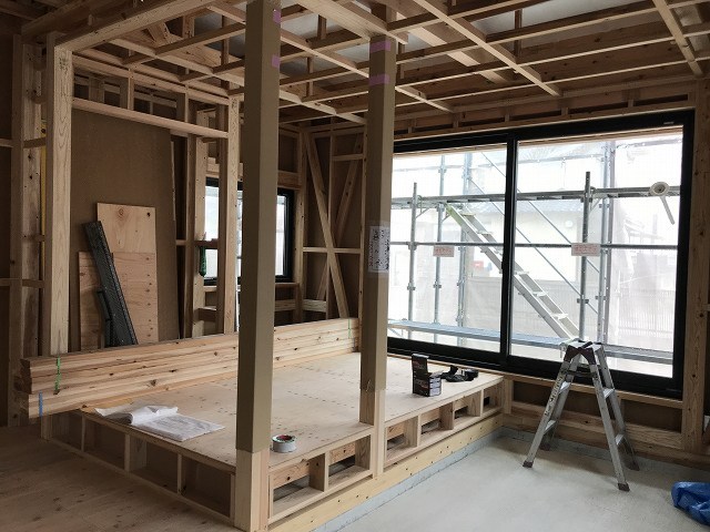 大工工事／和室の小上がり