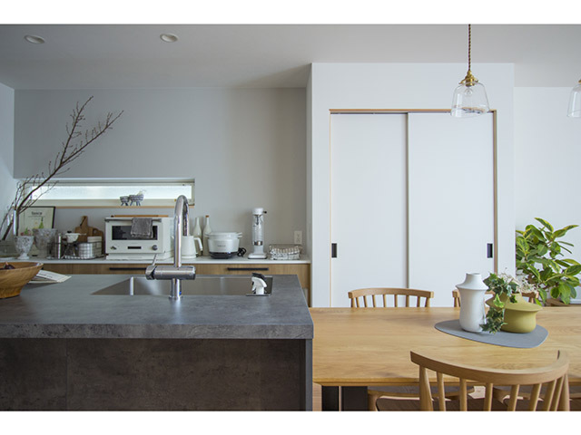 完成写真／横並びダイニング