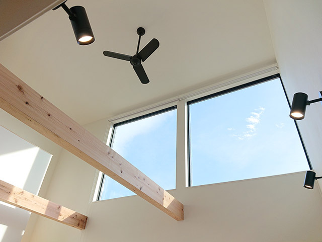 完成間近！／吹き抜け