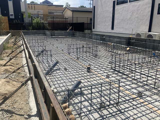 基礎工事／配筋