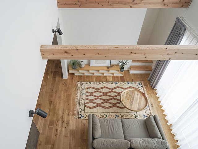 完成写真／2階からの眺め