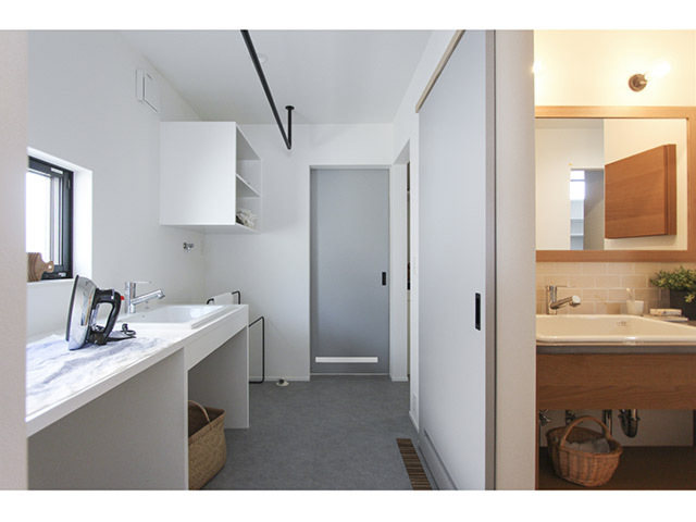 完成写真／脱衣室兼ランドリールーム