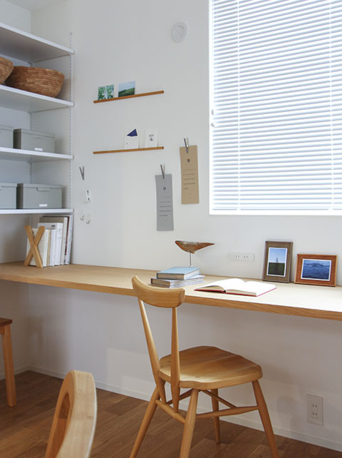 完成写真／造作カウンター