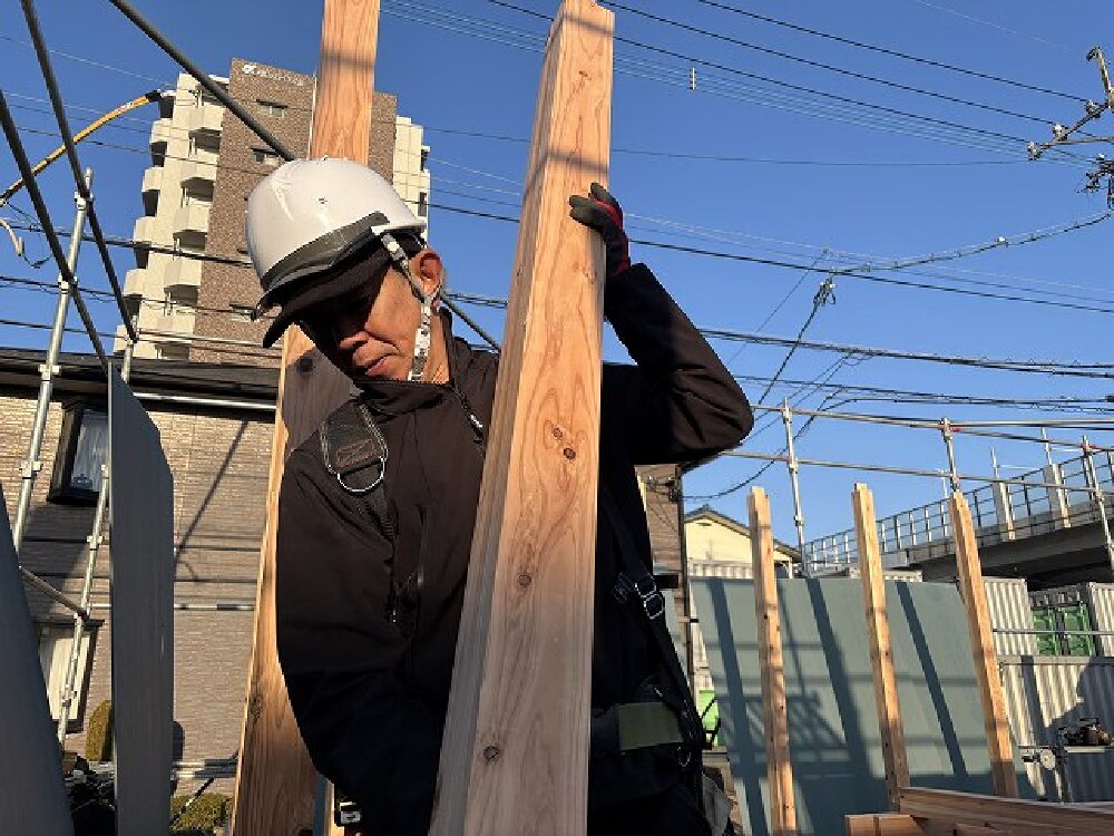 今日は上棟です