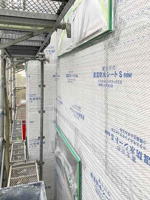 外壁工事／ラス施工